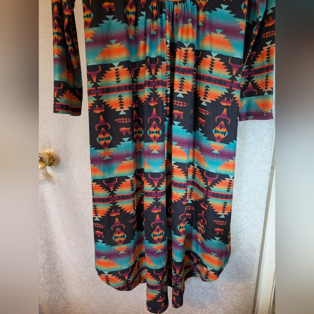 Crazy Train Southwestern Top Size Small - Picture 12 of 16